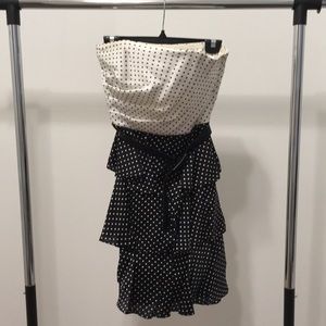 White House Black Market strapless dress